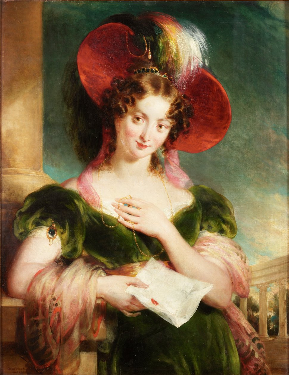 A carta de amor de 1830 de John Wood
