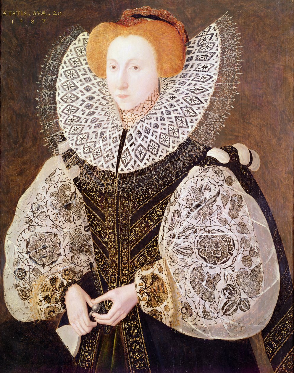 Garota Desconhecida, 20 anos, 1587 de John Bettes the Younger