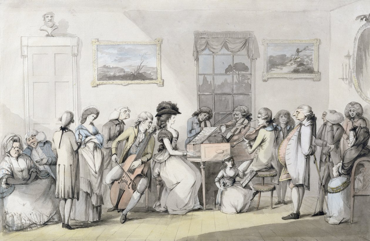 The Concert Party, 1784 de John the Younger Dunthorne