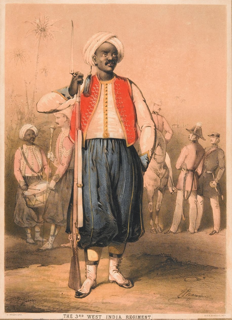 Soldado, 3º Regimento das Índias Ocidentais de John (after) Brandard