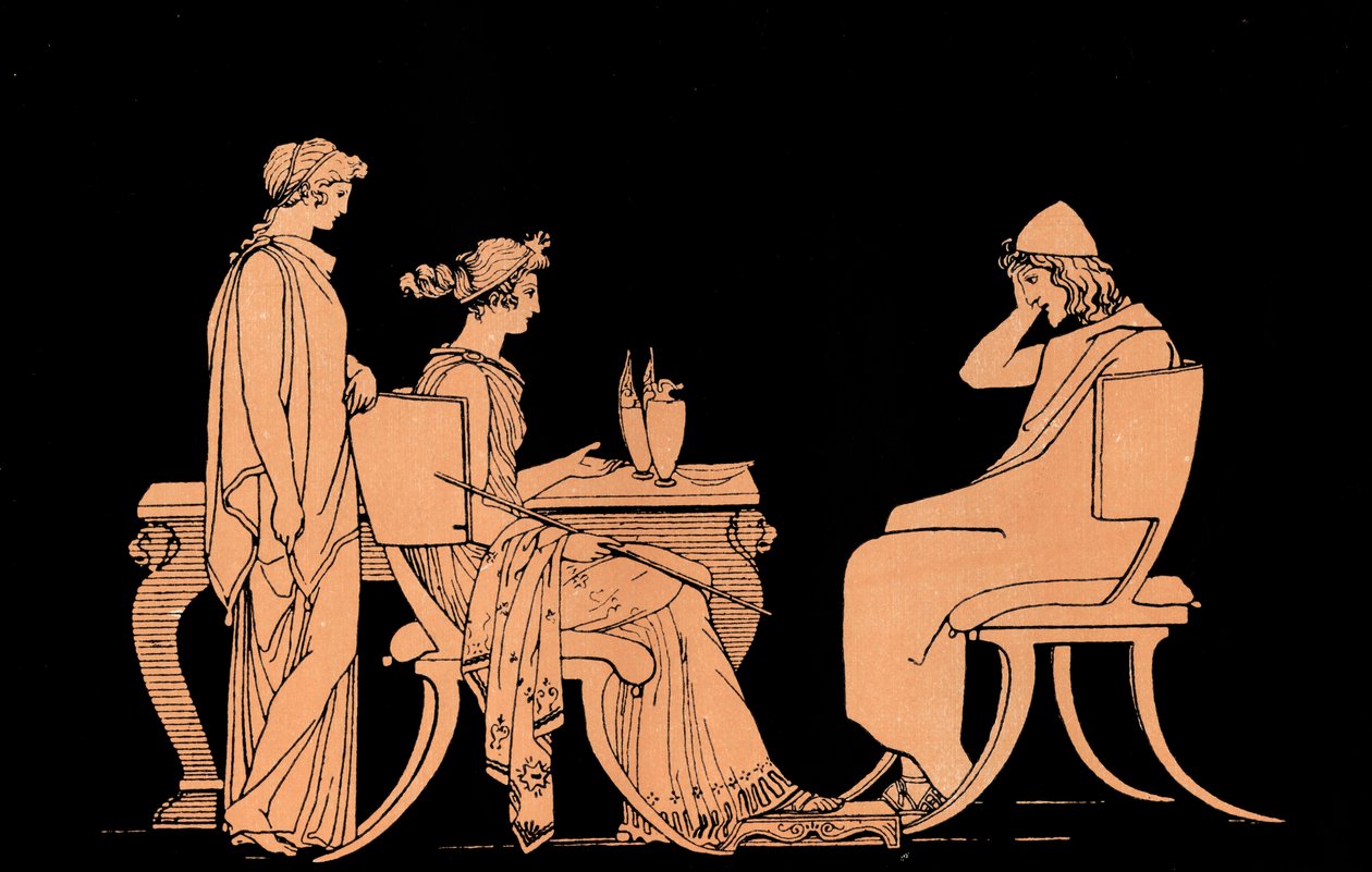 Homero A Odisséia de John (after) Flaxman