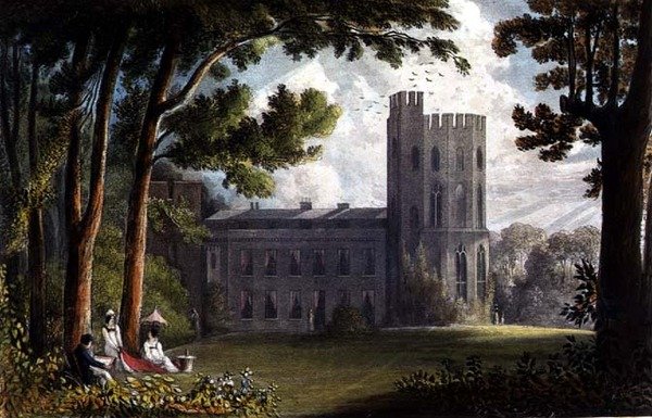 Cranburn Lodge, do "Repositório de Artes" de Ackermann de John (after) Gendall