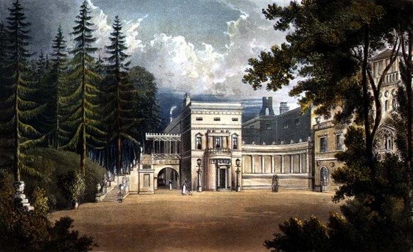 Deepdene, do "Repositório de Artes" de Ackermann de John (after) Gendall