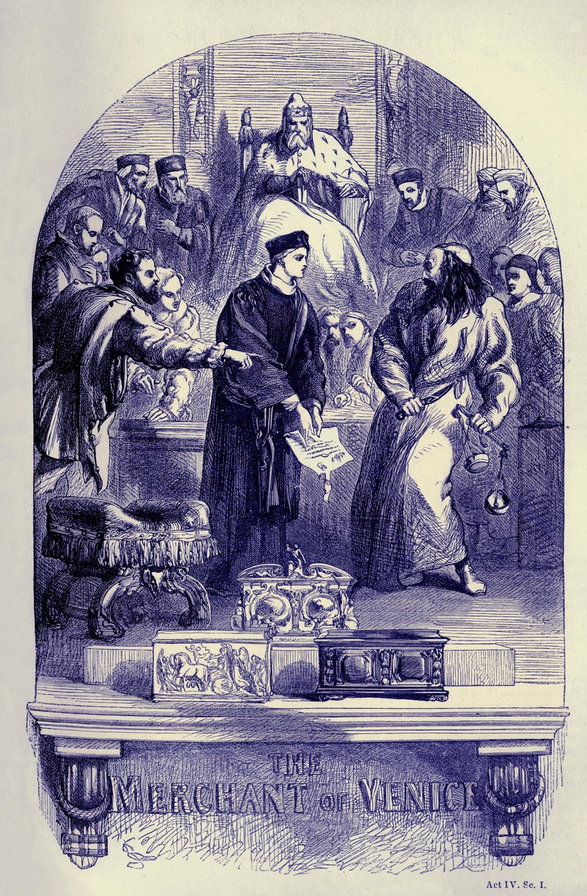 Comerciante de Veneza de John (after) Gilbert