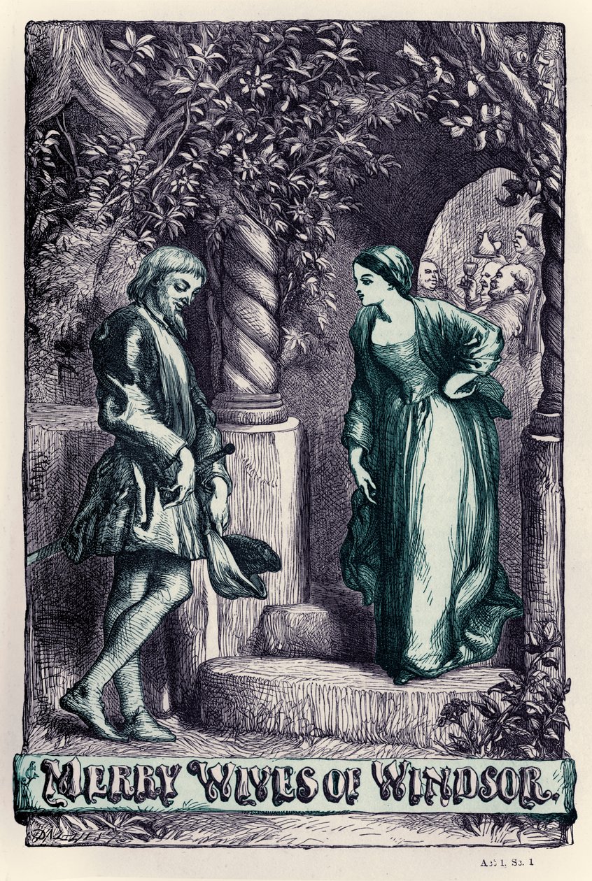 Merry Wives of Windsor de John (after) Gilbert
