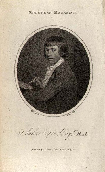 Retrato de John Opie (1761-1807), gravado por Ridley de John (after) Opie