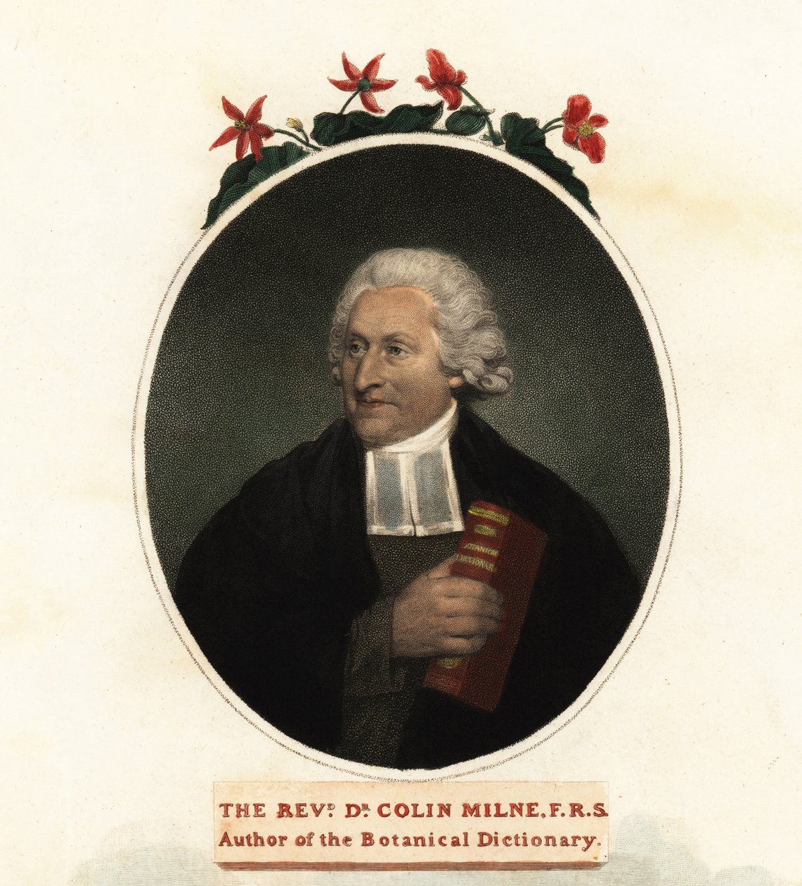 Retrato de Colin Milne, botânico.1806 (gravura) de John (after) Russell