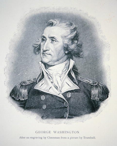 George Washington, gravada por Thomas Cheesman (1760-1835) (litho) de John (after) Trumbull