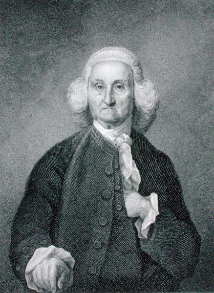 Jonathan Trumbull (1710-85) gravado por E. Mackenzie (gravura) de John (after) Trumbull