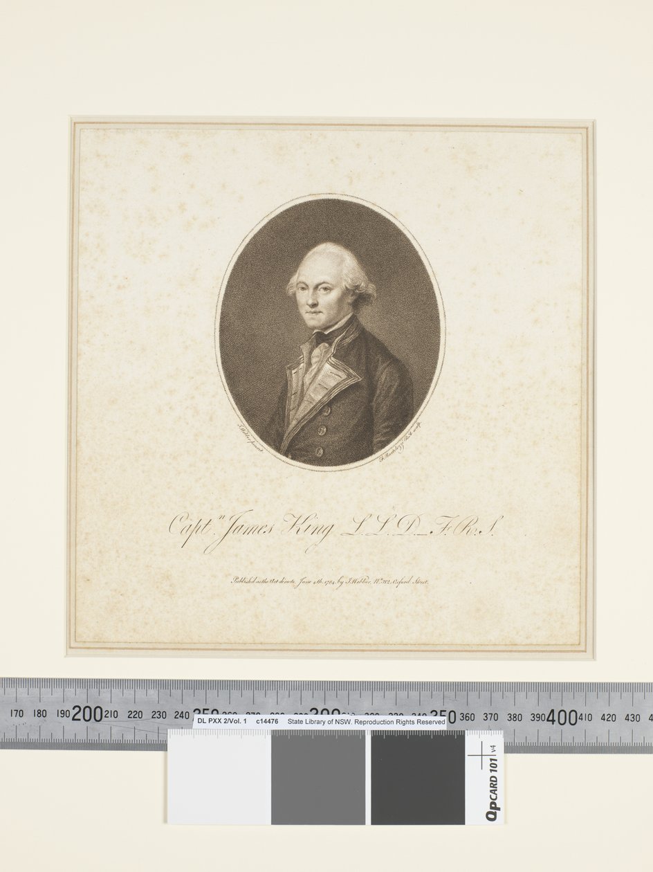 III. Capitão James King, gravada por Francesco Bartolozzi (1727-1815), c.1773-84 (gravura) de John (after) Webber