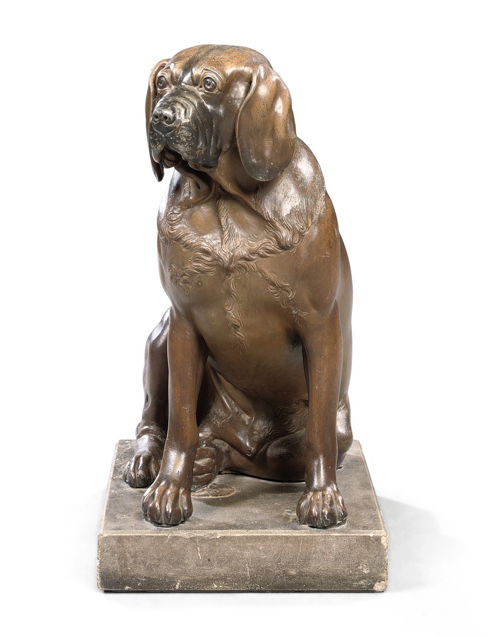 Um modelo de cão de George III, c.1760 (ver também 433421) de John (attr. to) Cheere