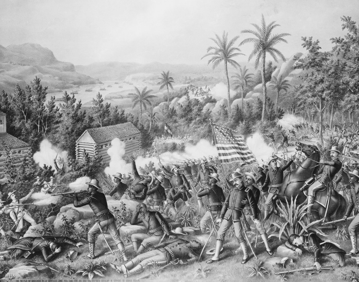 Batalha de Las Guasimas, 24 de junho de Walter Charles Mills