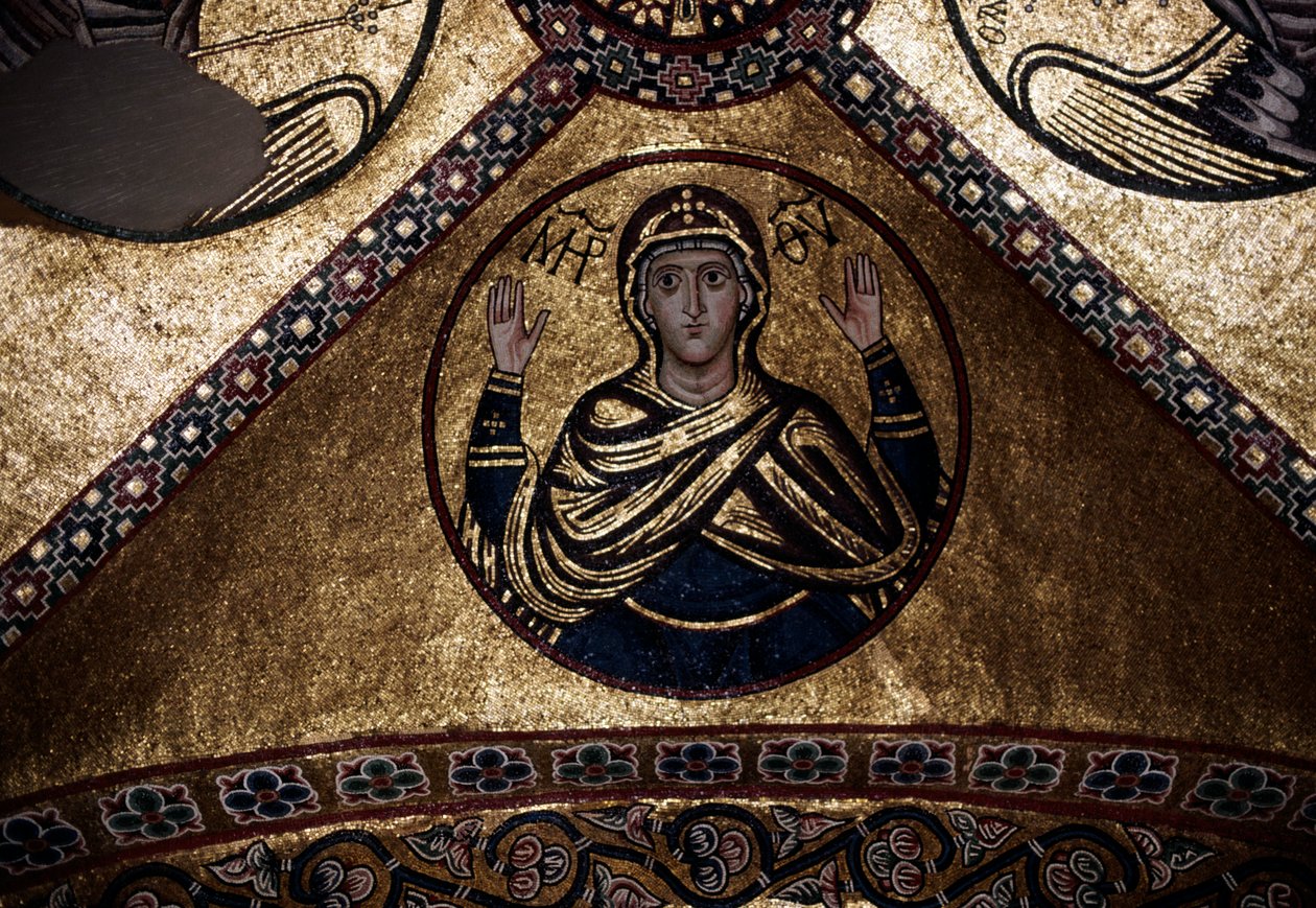 Mosaico do Katholikon (Catholicon), mosteiro de Hosios Loukas (Lista do Património Mundial da UNESCO) de Walter Charles Mills
