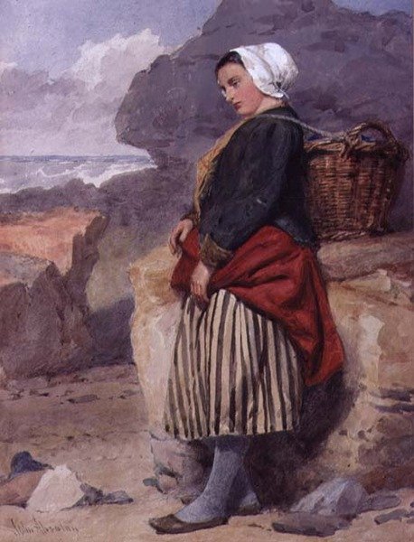 Uma pescadora de Boulogne de John Absolon