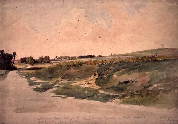 O Campo de Batalha de Crecy, 26 de agosto de 1346 de John Absolon