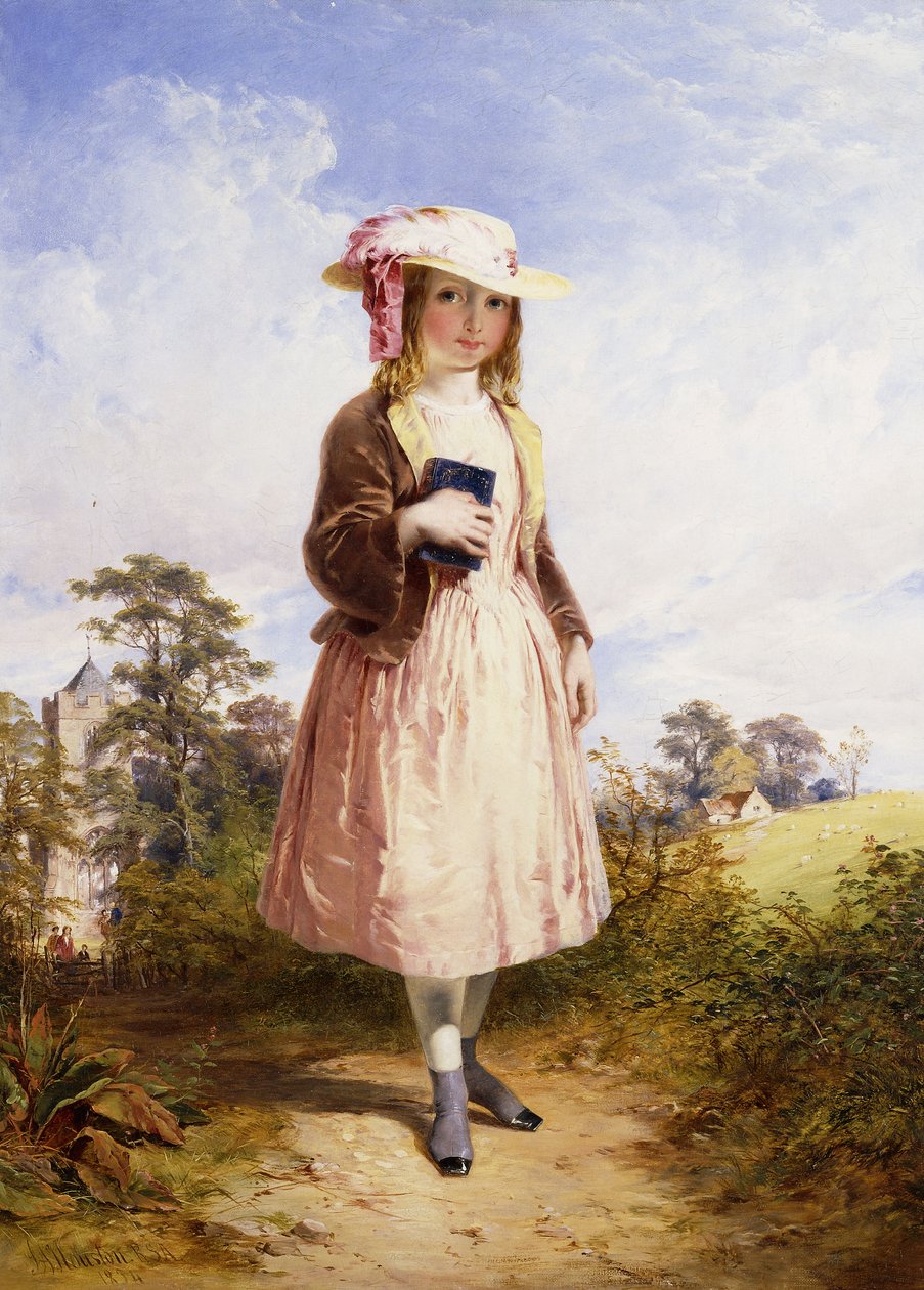 Vindo da Igreja, 1834 de John Adam P. Houston