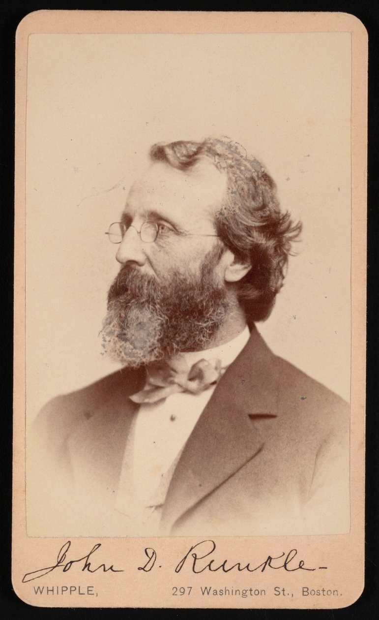 Retrato de John Daniel Runkle 1822-1902, entre 1865 e 1873. de John Adams Whipple