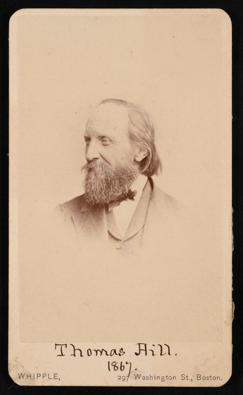 Retrato de Thomas Hill 1818-1891, 1867. de John Adams Whipple