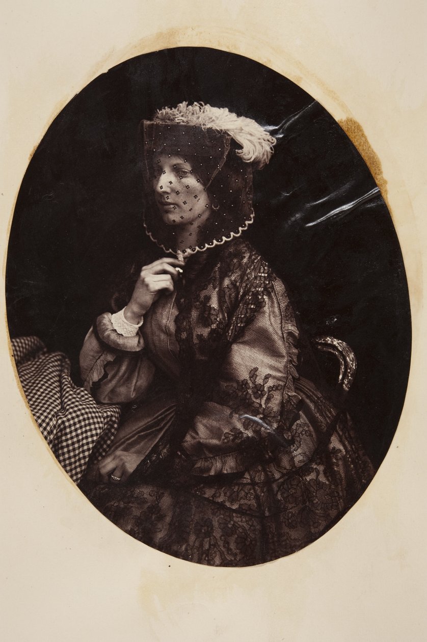 Mulher com véu [Miss Godfrey] de John Adamson