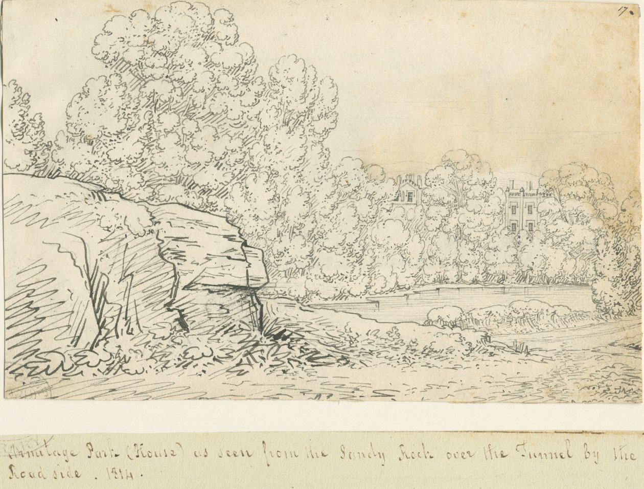 Parque Armitage: desenho a caneta de John Allport