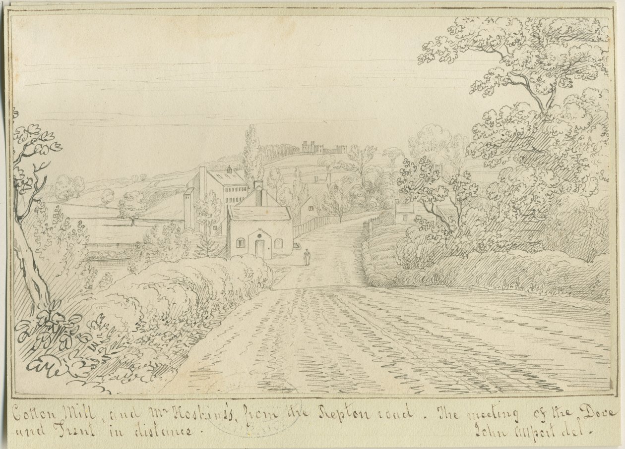 Burton-upon-Trent: caneta e desenho a tinta, nd [1799-1854] (desenho) de John Allport