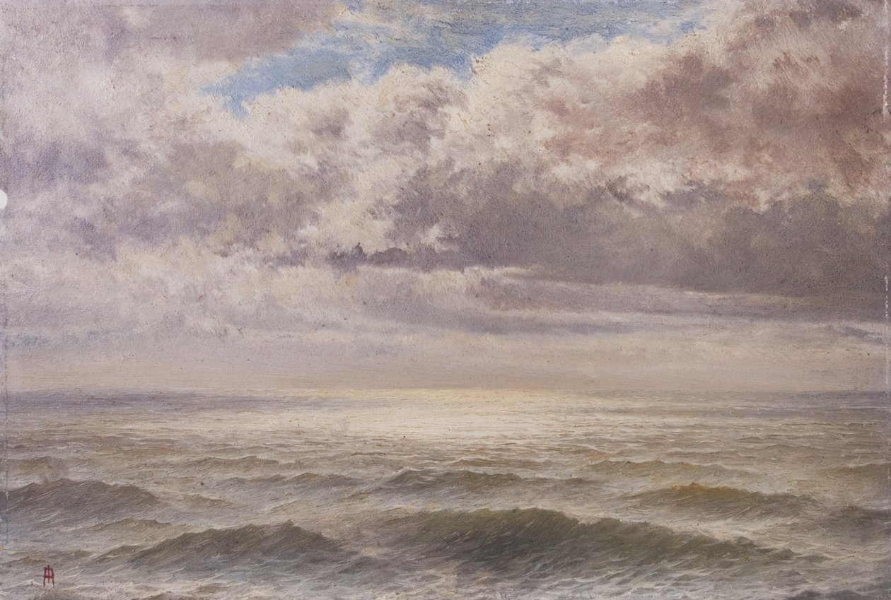 Um mar de prata, South Devon, c.1883 de John Anderson