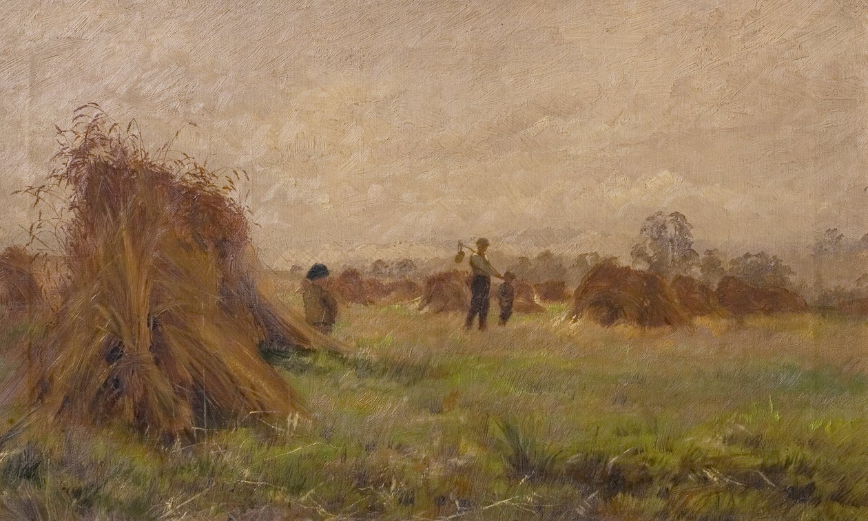 Cena da Colheita, 1885-99 de John Anderson