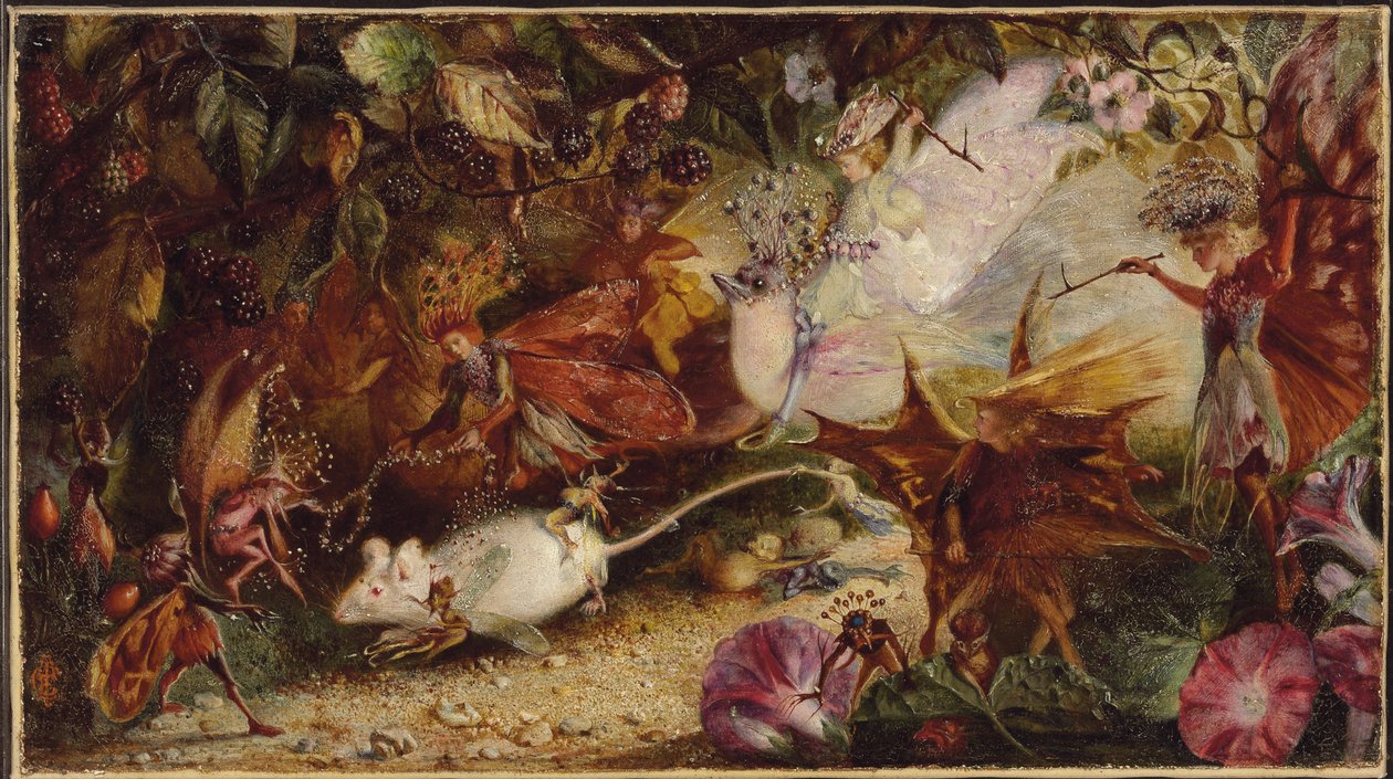 A perseguição do rato branco de John Anster Fitzgerald