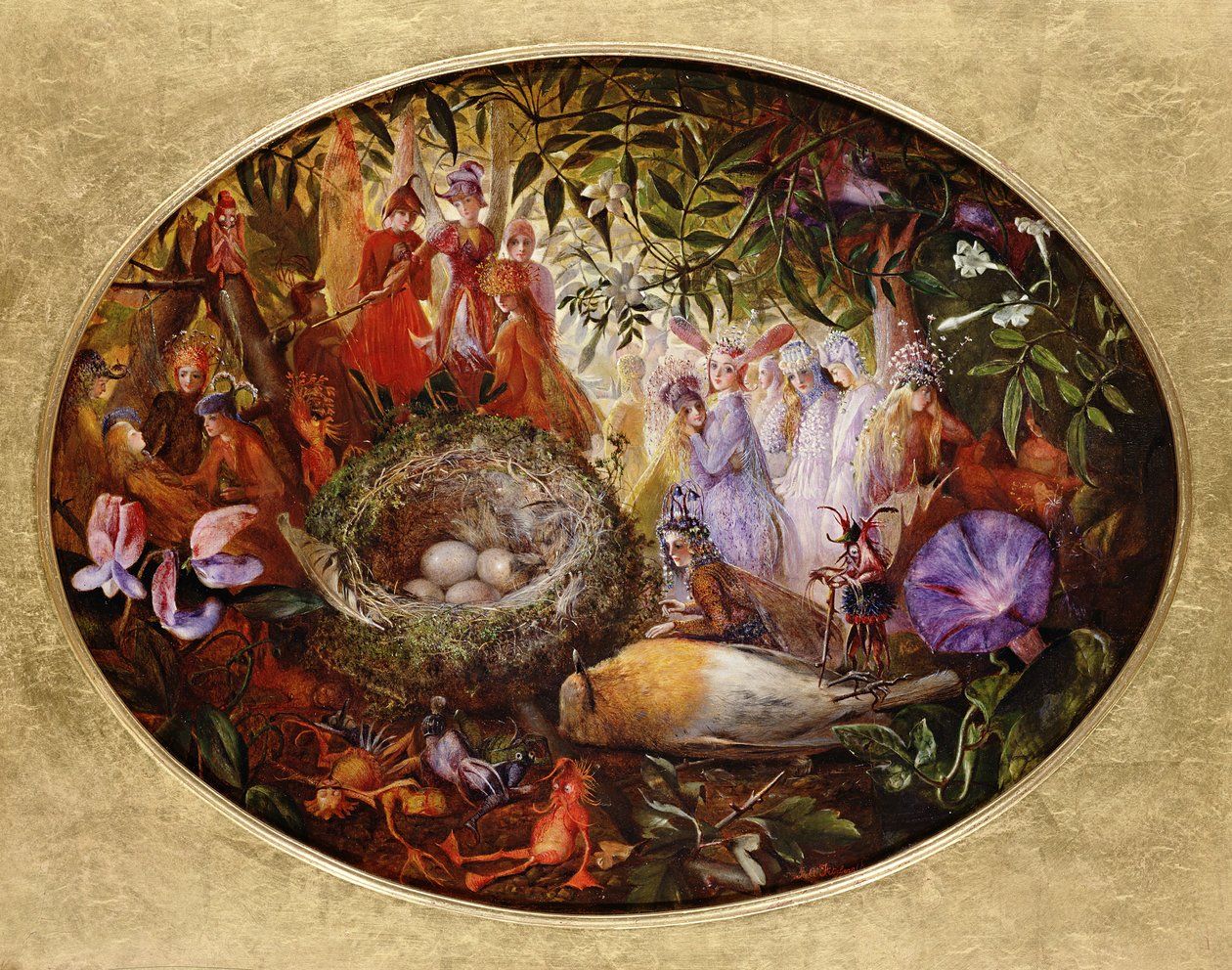 A morte do pisco robin de John Anster Fitzgerald