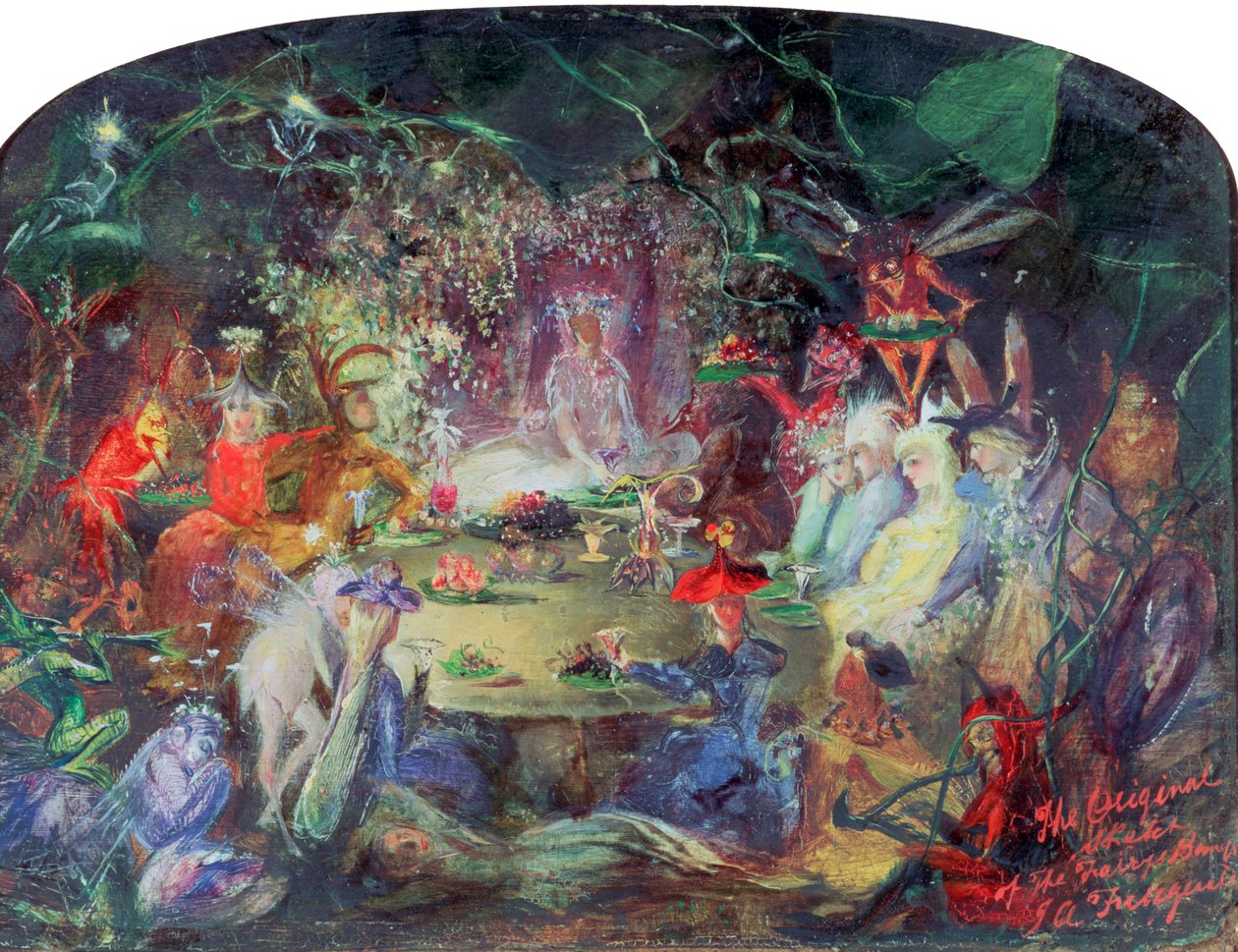 O Banquete das Fadas, 1832-1906 de John Anster Fitzgerald