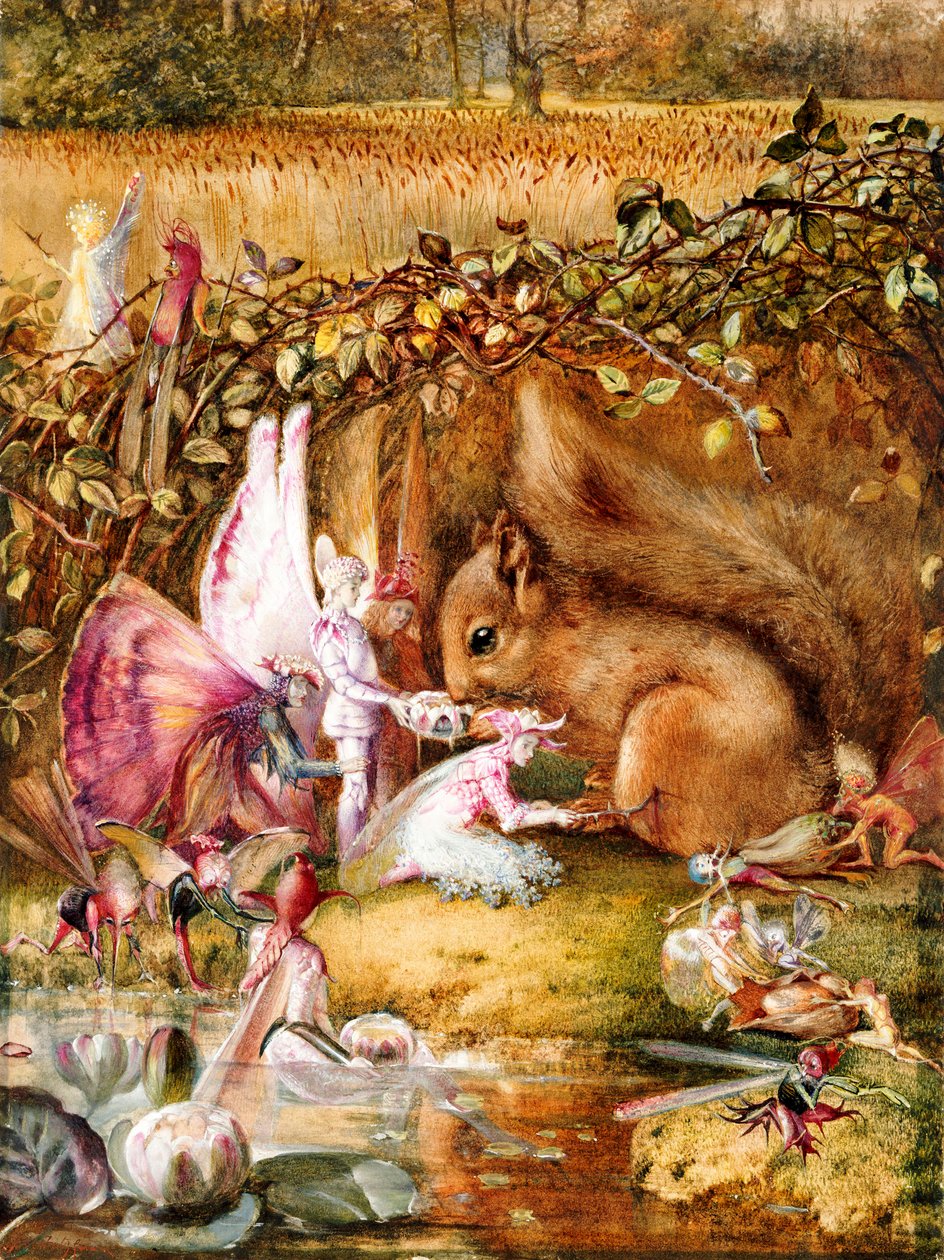 O esquilo ferido de John Anster Fitzgerald