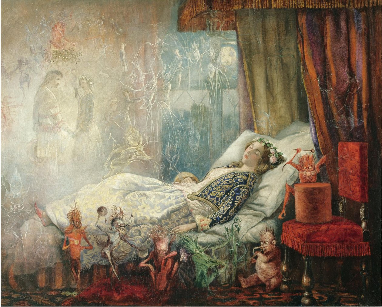 O sonho depois do baile de máscaras de John Anster Fitzgerald