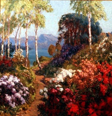 Um Jardim de Hillside em Westmoreland de John Arthur Black