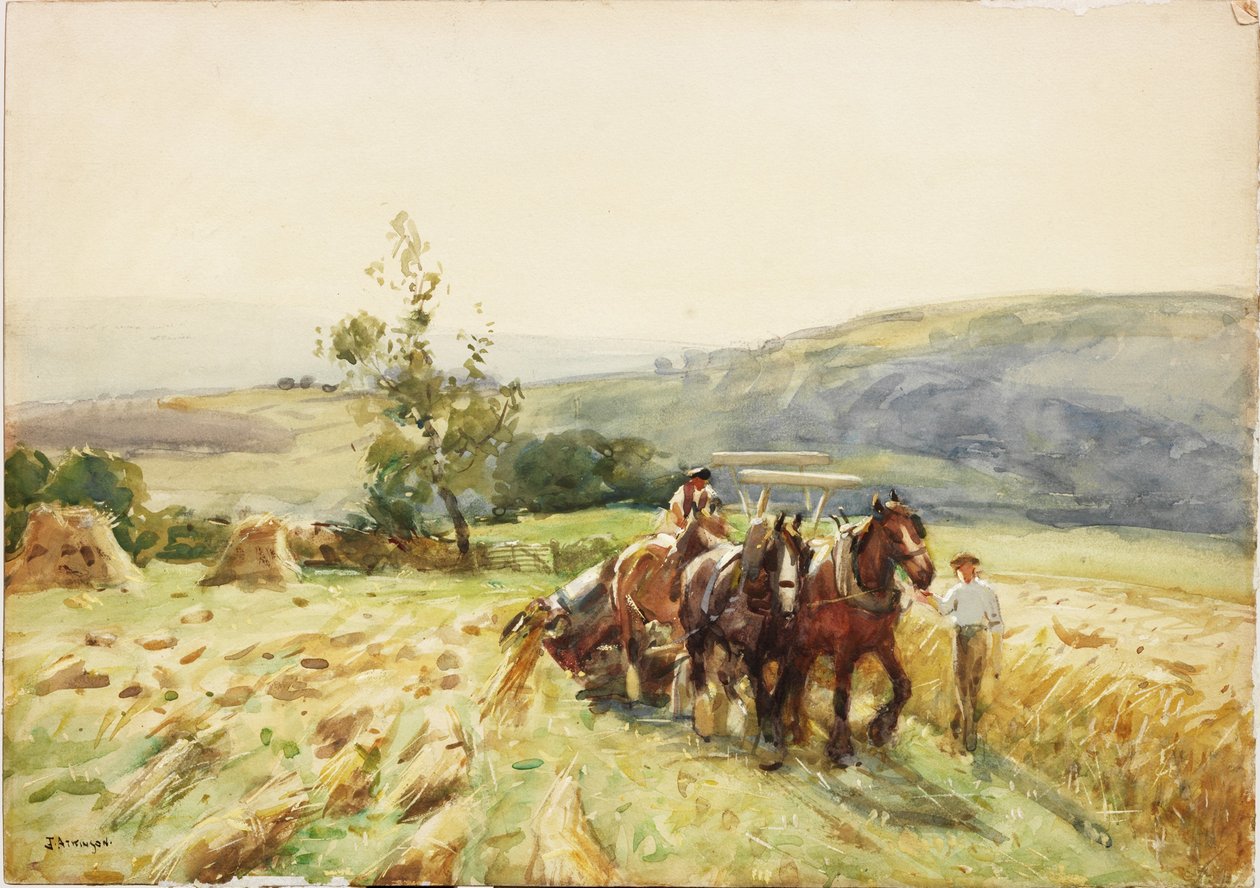 Tempo de Colheita (wc no cartão) de John Atkinson