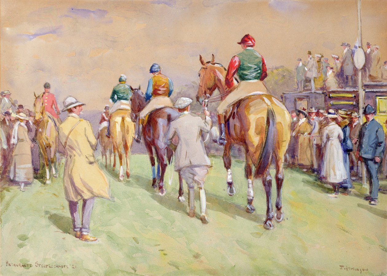 Steeplechases de Hethersett, 1921 de John Atkinson