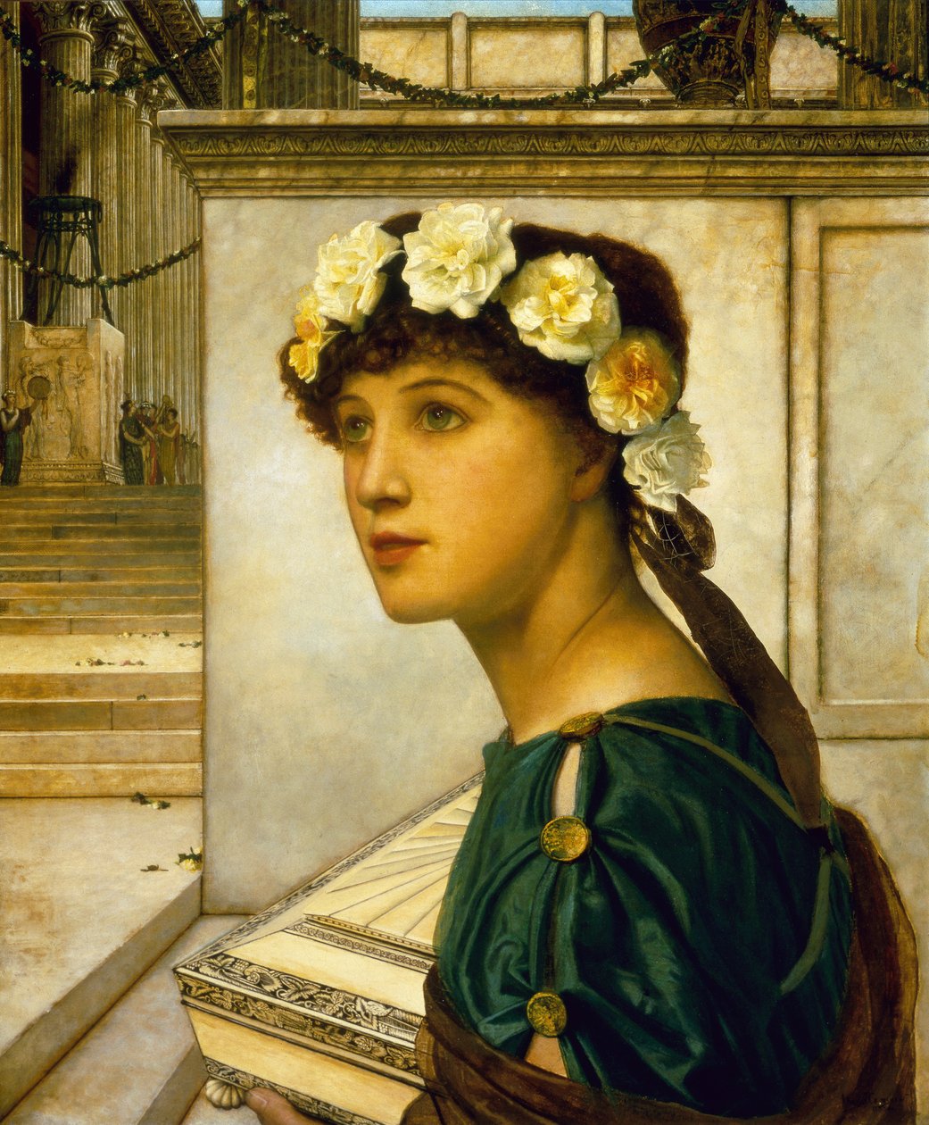 Uma Vestal de John Atkinson Grimshaw