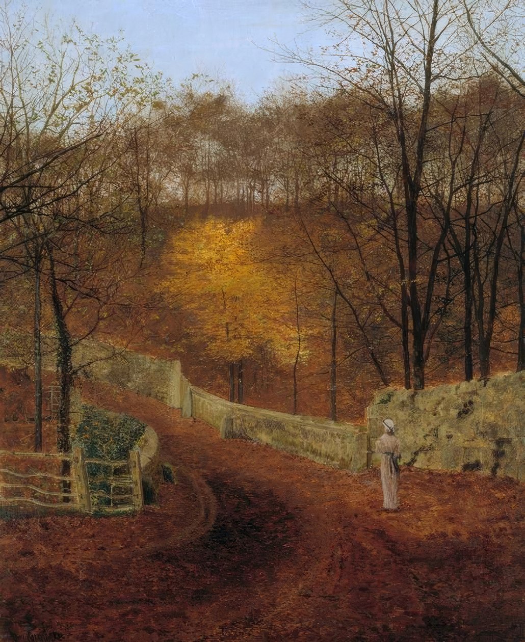Outono de John Atkinson Grimshaw