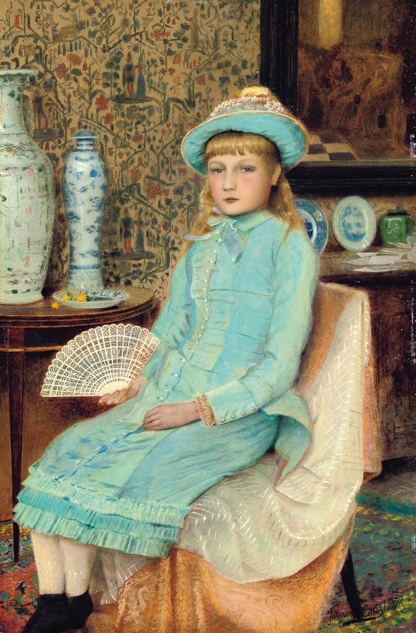Blue Belle, 1877 de John Atkinson Grimshaw