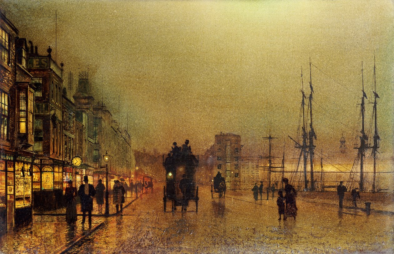 Glasgow de John Atkinson Grimshaw