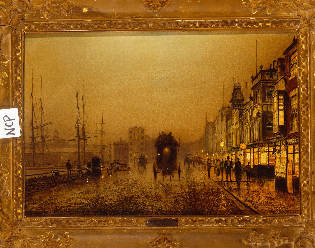 Docas de Glasgow, 1892 de John Atkinson Grimshaw