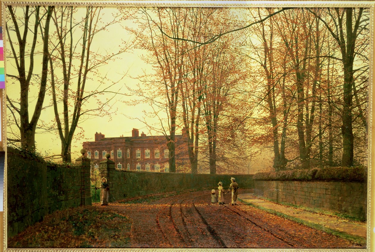 Ir à Igreja, 1880 de John Atkinson Grimshaw