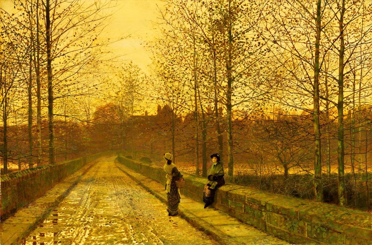 No Golden Gloaming, 1883 de John Atkinson Grimshaw