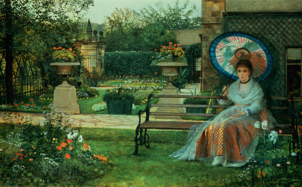 Na Plesaunce, Knostrop Hall, Leeds, 1875 de John Atkinson Grimshaw