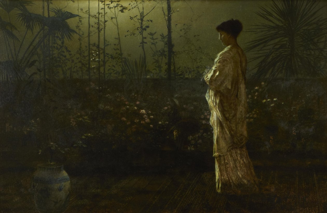 John Atkinson Grimshaw - Vigília nocturna de John Atkinson Grimshaw