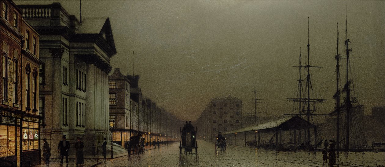 Liverpool, 1893 de John Atkinson Grimshaw