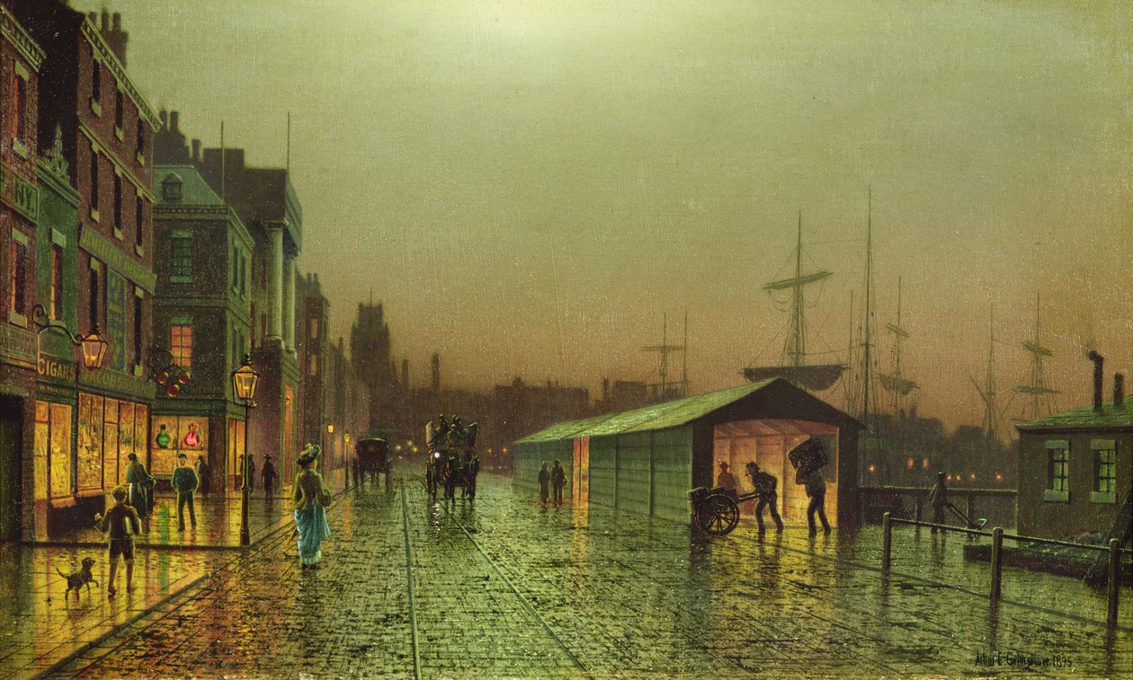 Docas de Liverpool de John Atkinson Grimshaw