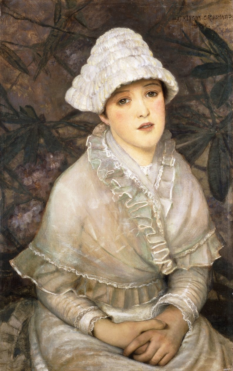 Minha pequena rosa branca, 1882 de John Atkinson Grimshaw