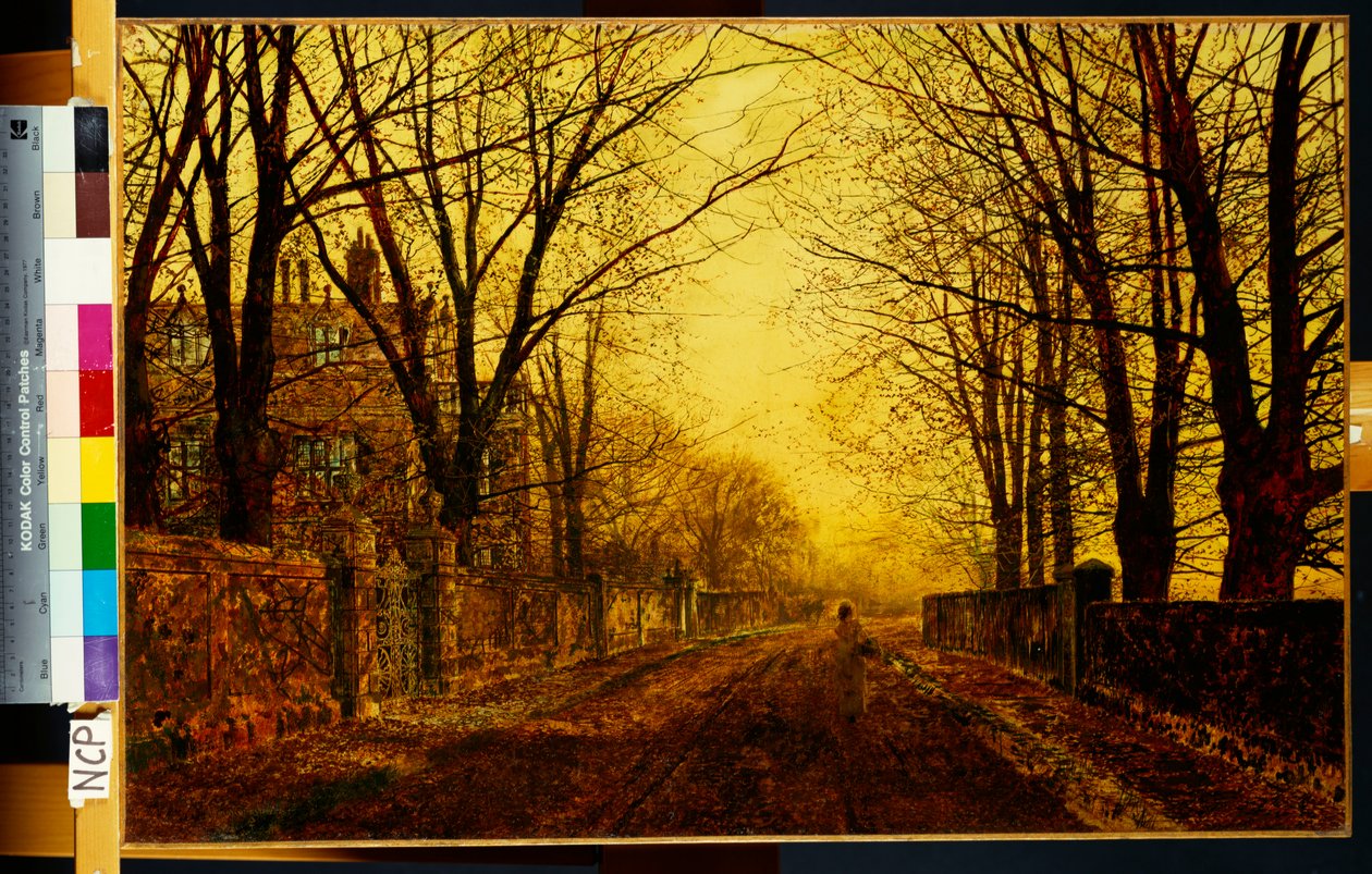 Noturno em ouro, 1872 de John Atkinson Grimshaw