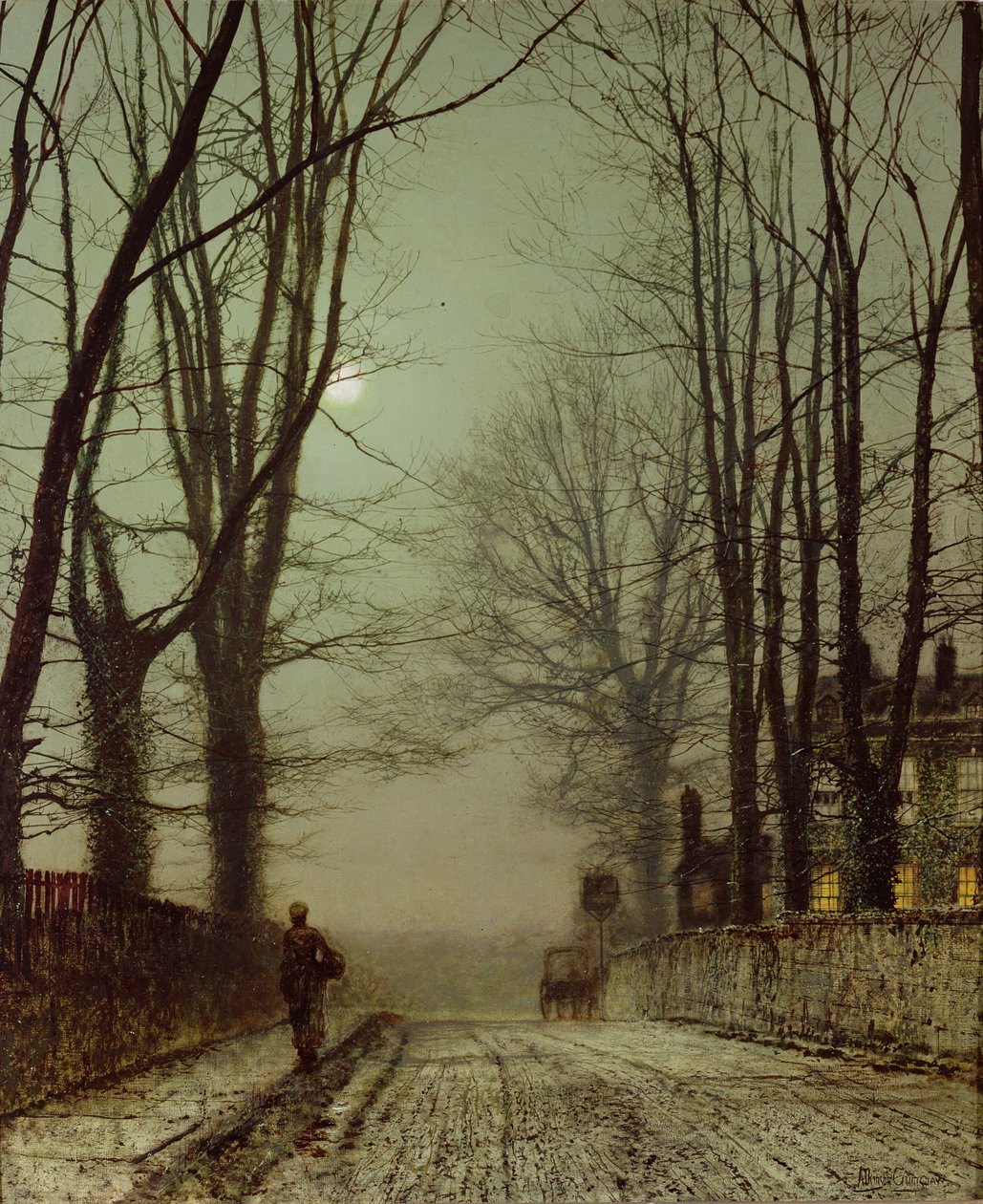 Putney Park Lane de John Atkinson Grimshaw