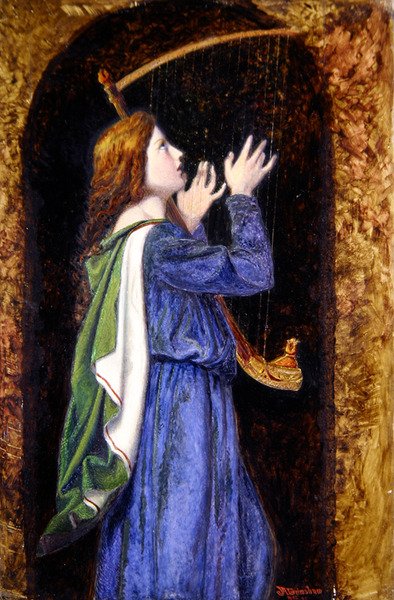 Santa Cecília de John Atkinson Grimshaw